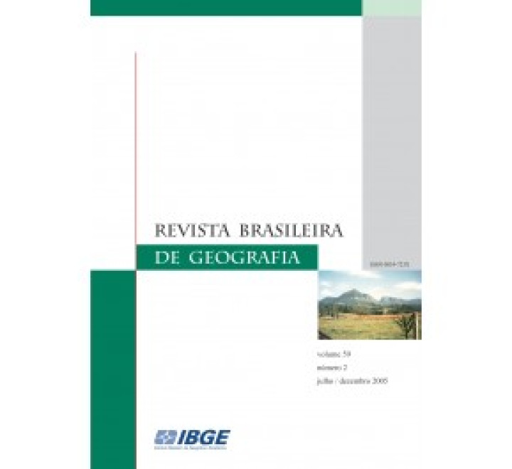 Revista Brasileira de geografia 2006 - v.60 - n.1-2 - jan/dez