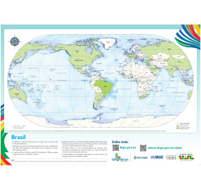 Mapa mundi IBGE - G20