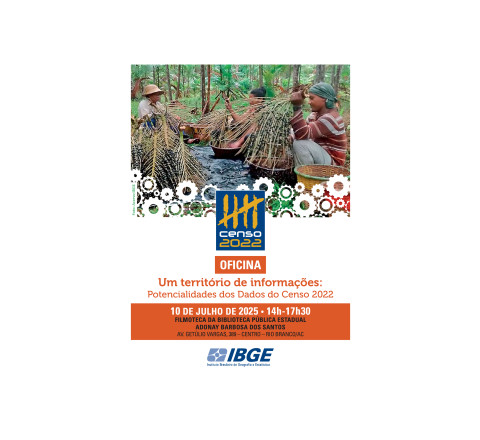 OFICINA PRESENCIAL : Um território de informações: Potencialidades dos Dados do Censo 2022 - Rio Branco/AC 10/07